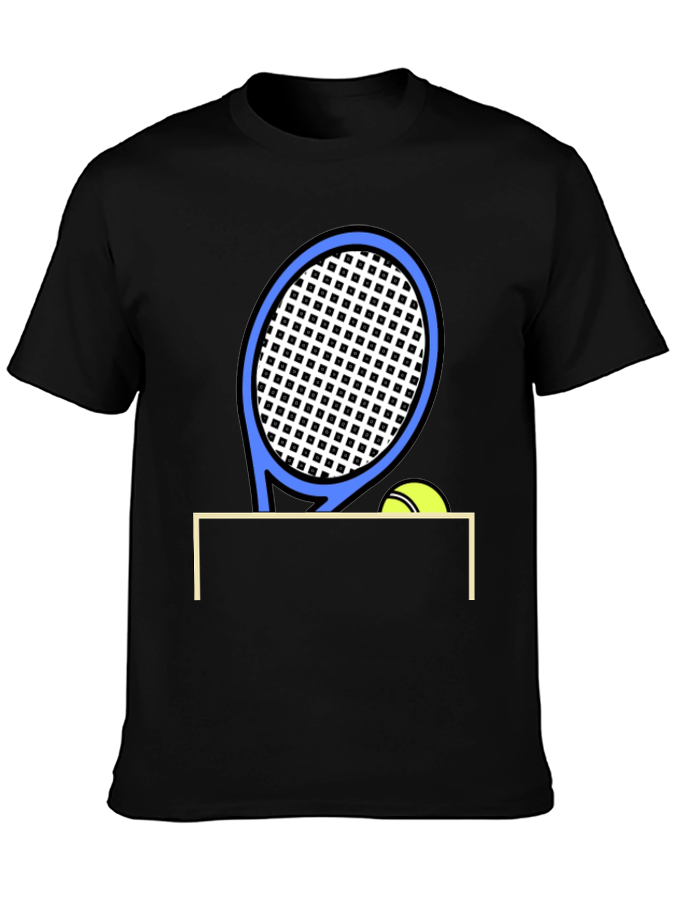 Tennis Racket & Ball Graphic T-Shirt