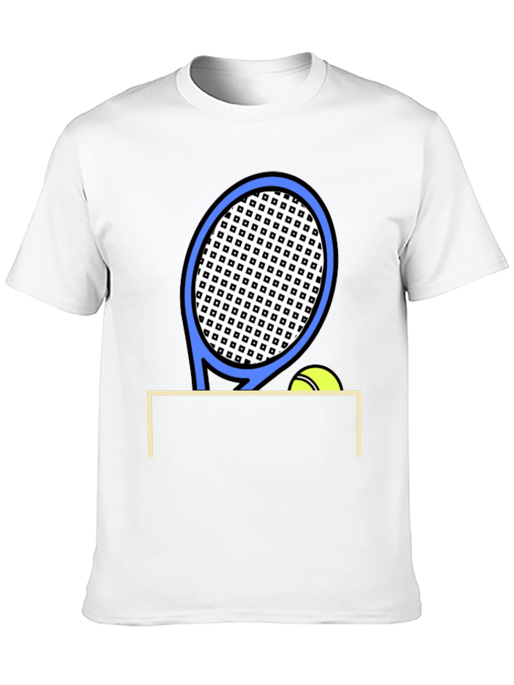 Tennis Racket & Ball Graphic T-Shirt