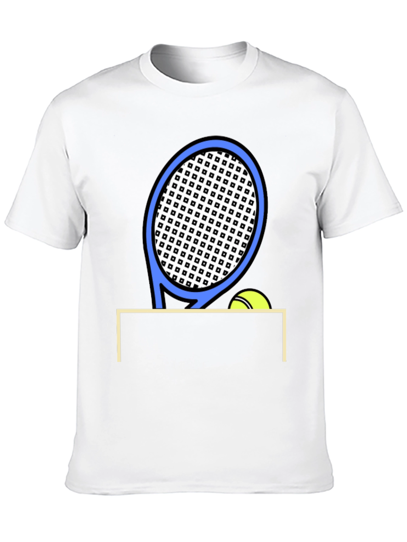 Tennis Racket & Ball Graphic T-Shirt