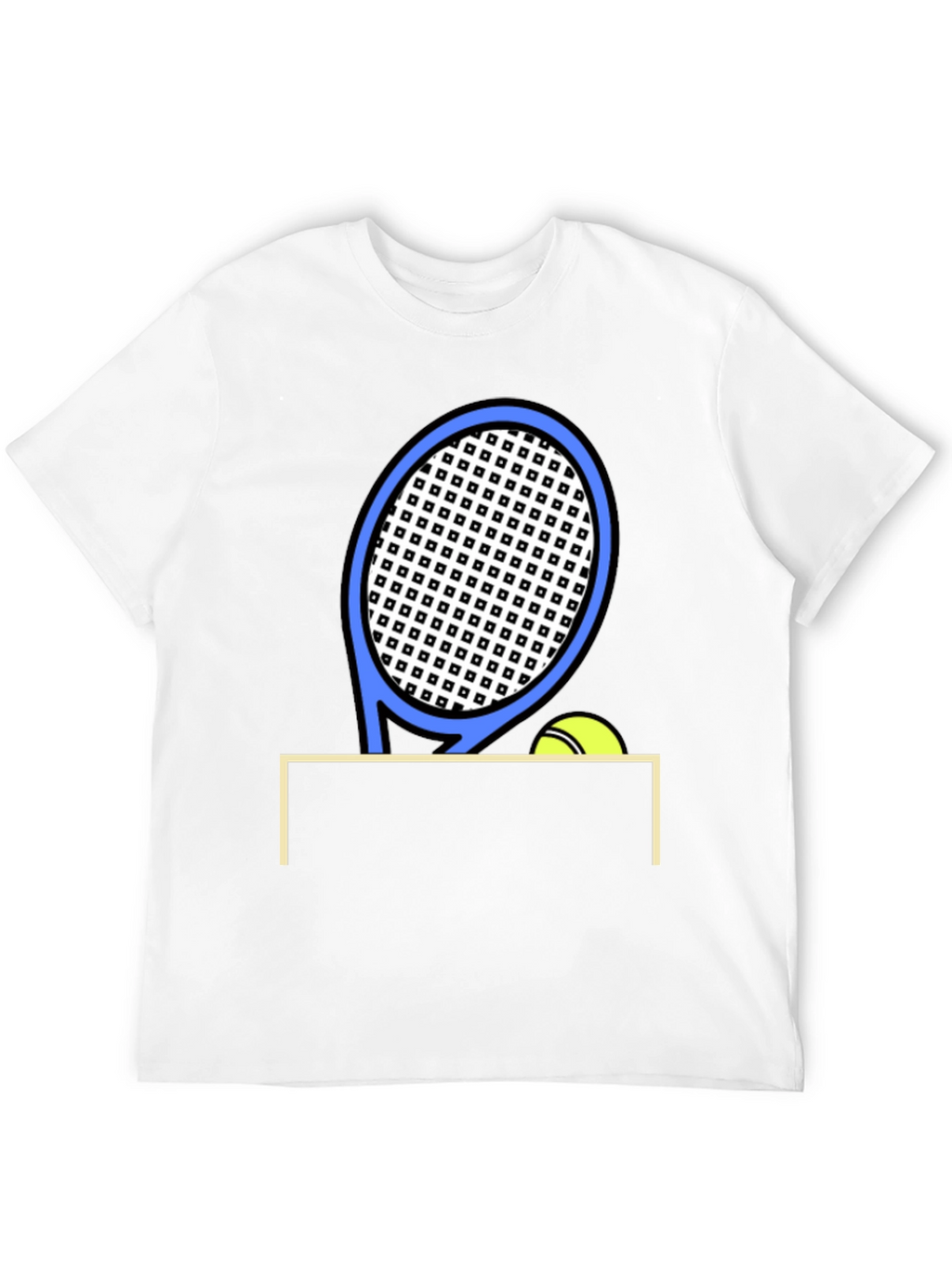 Tennis Racket & Ball Graphic T-Shirt