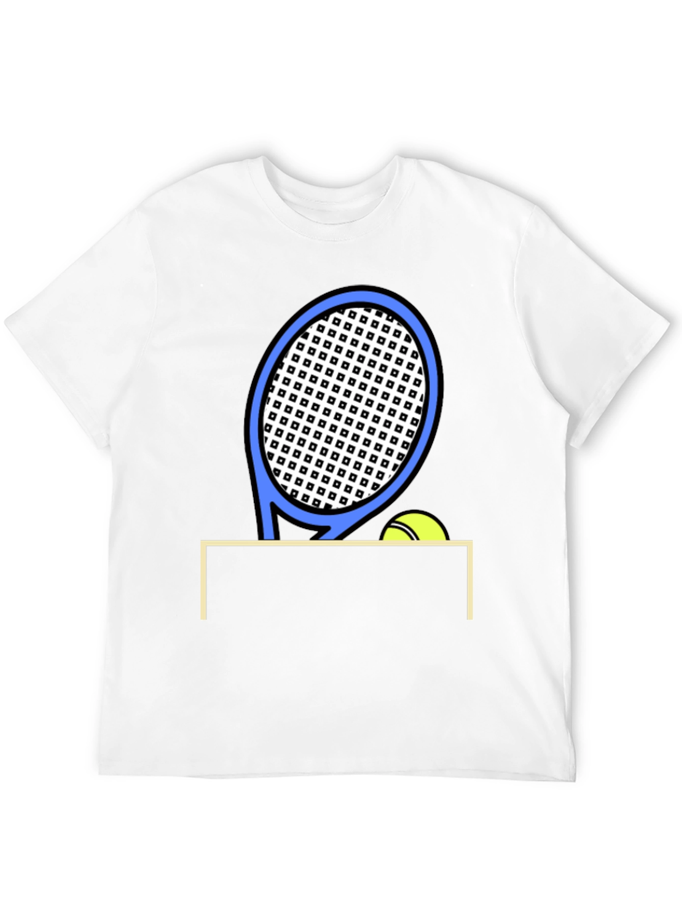 Tennis Racket & Ball Graphic T-Shirt