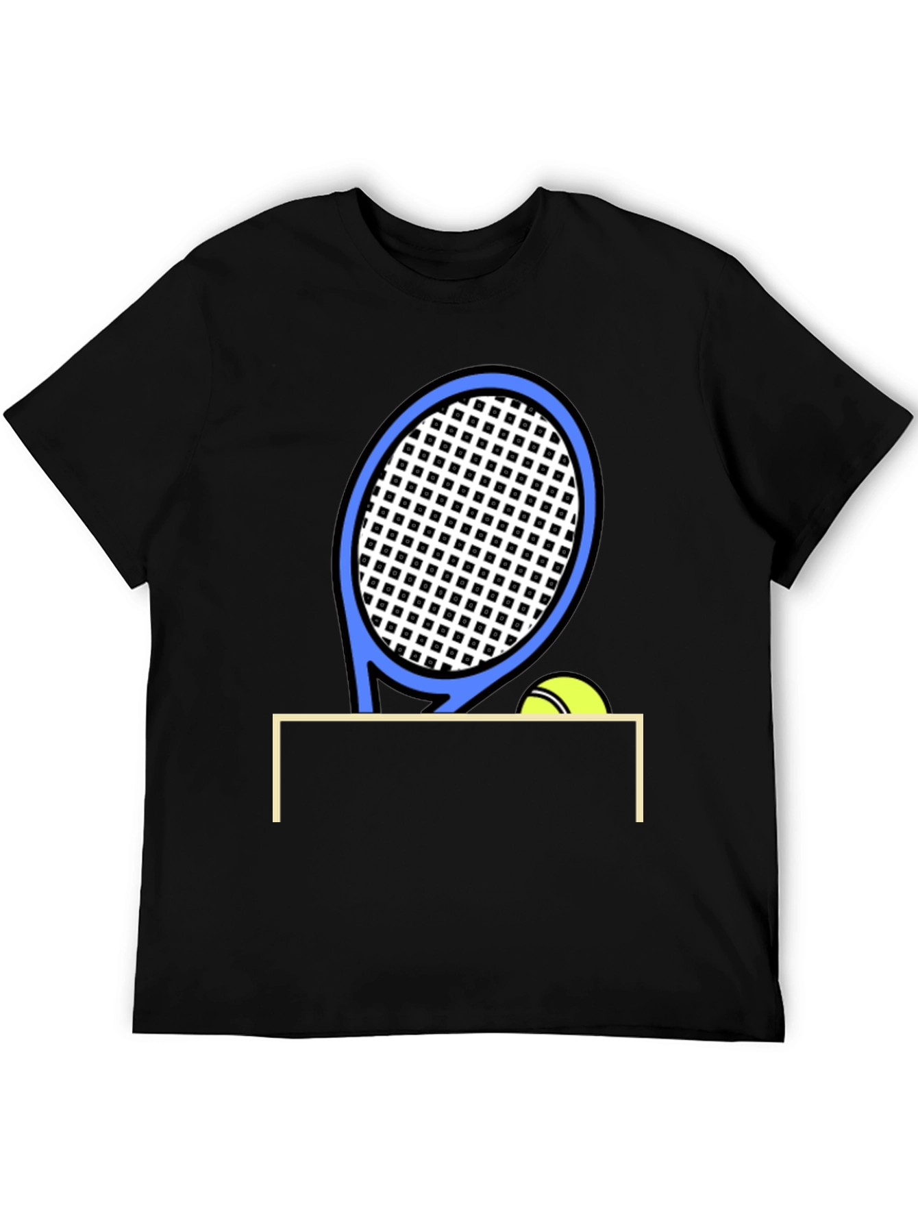 Tennis Racket & Ball Graphic T-Shirt