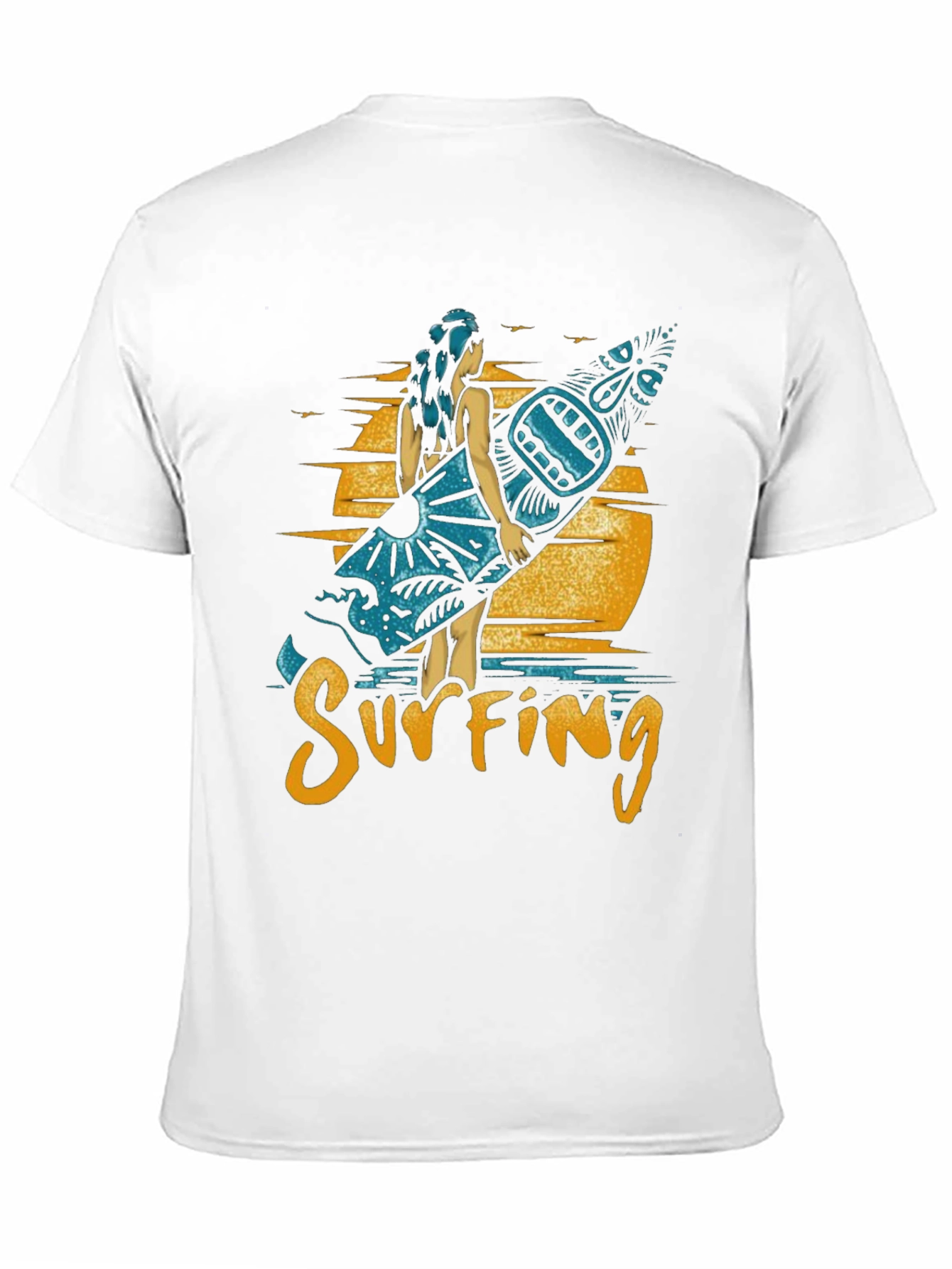 Surfing Graphic Tee - Island Vibes