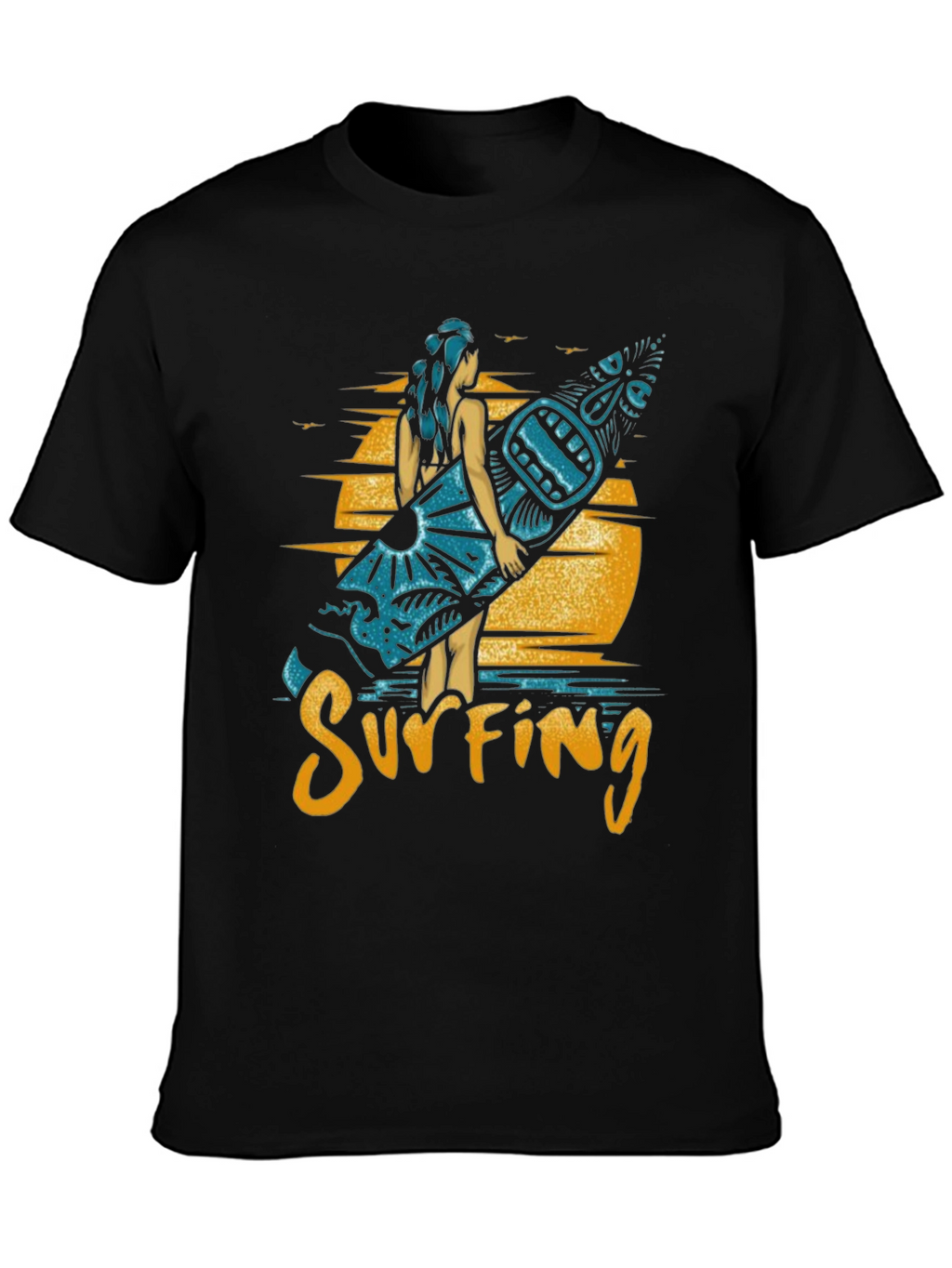 Surfing Graphic Tee - Island Vibes