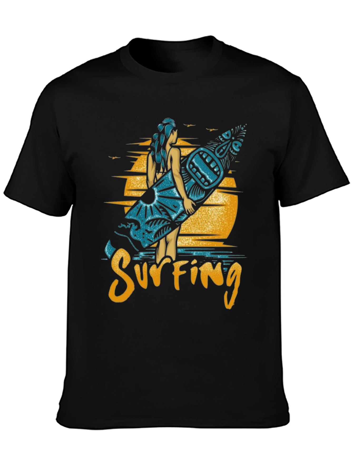 Surfing Graphic Tee - Island Vibes