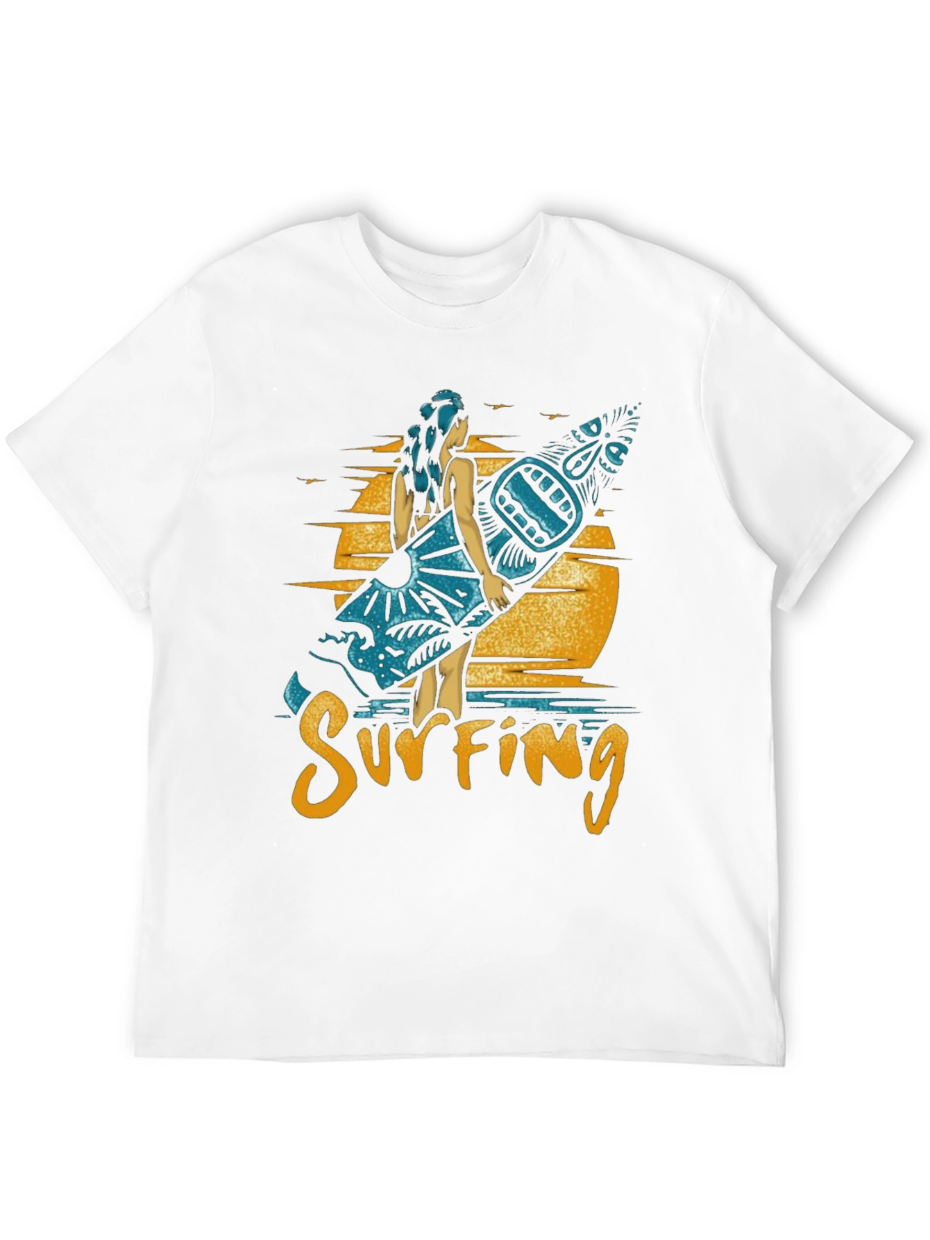 Surfing Graphic Tee - Island Vibes