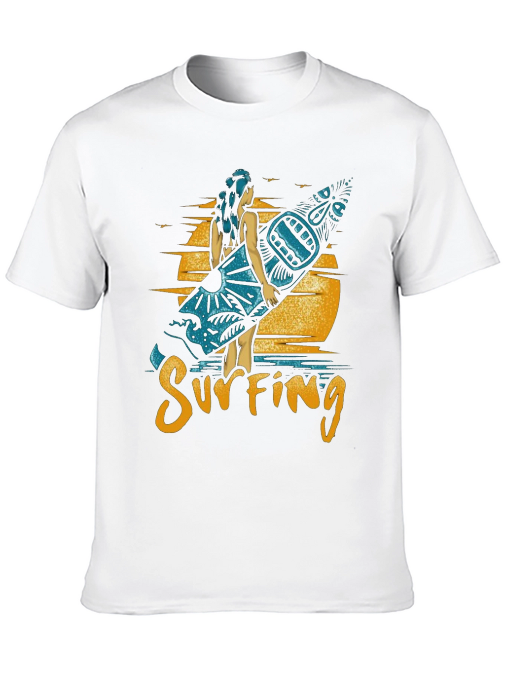 Surfing Graphic Tee - Island Vibes