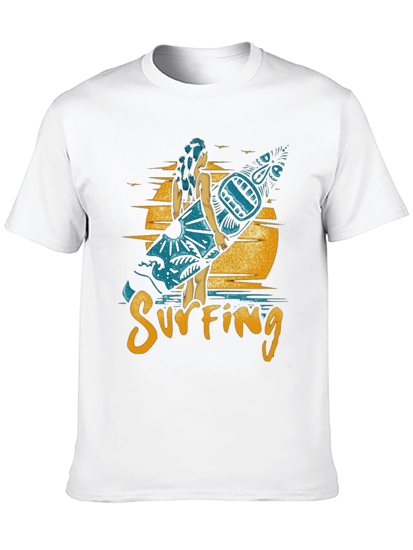 Surfing Graphic Tee - Island Vibes
