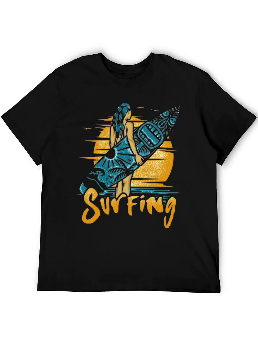 Surfing Graphic Tee - Island Vibes