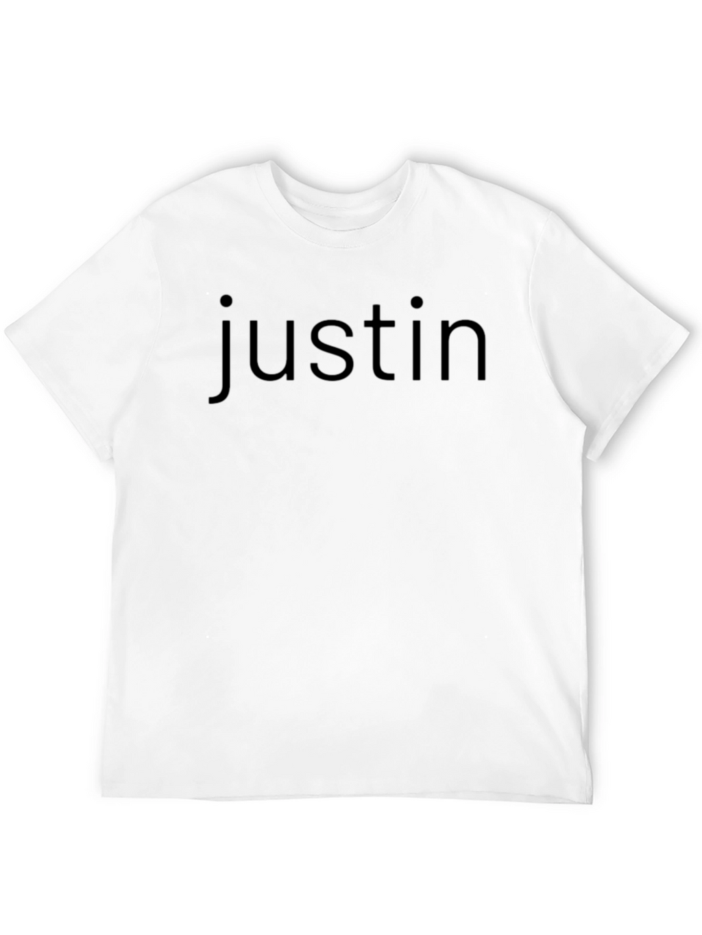 Justin Black Crew Neck T-Shirt