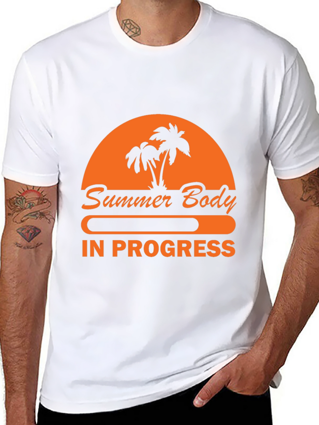 Summer Body in Progress T-Shirt - Gym Motivation