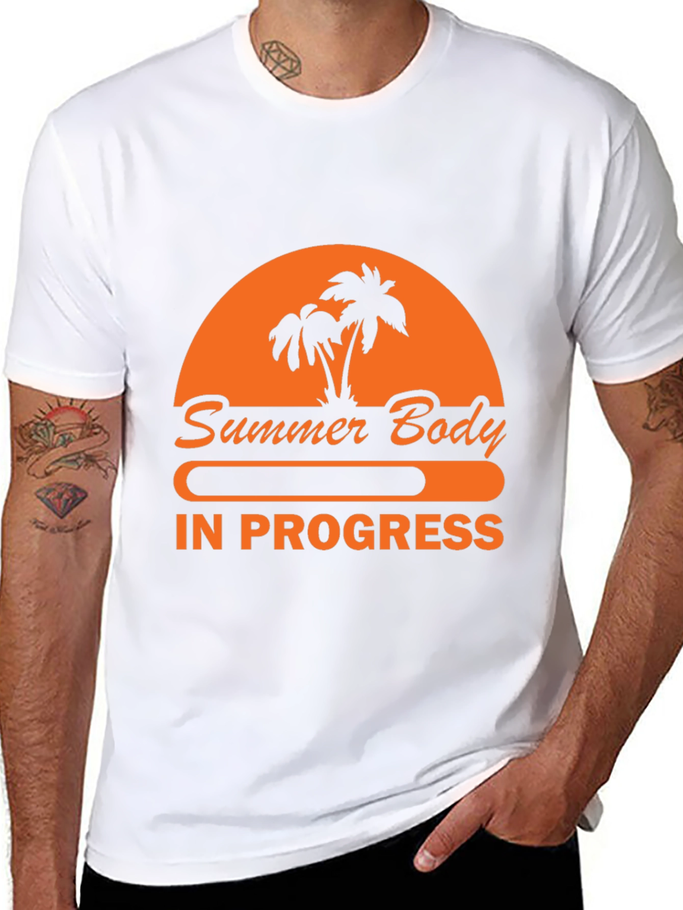 Summer Body in Progress T-Shirt - Gym Motivation