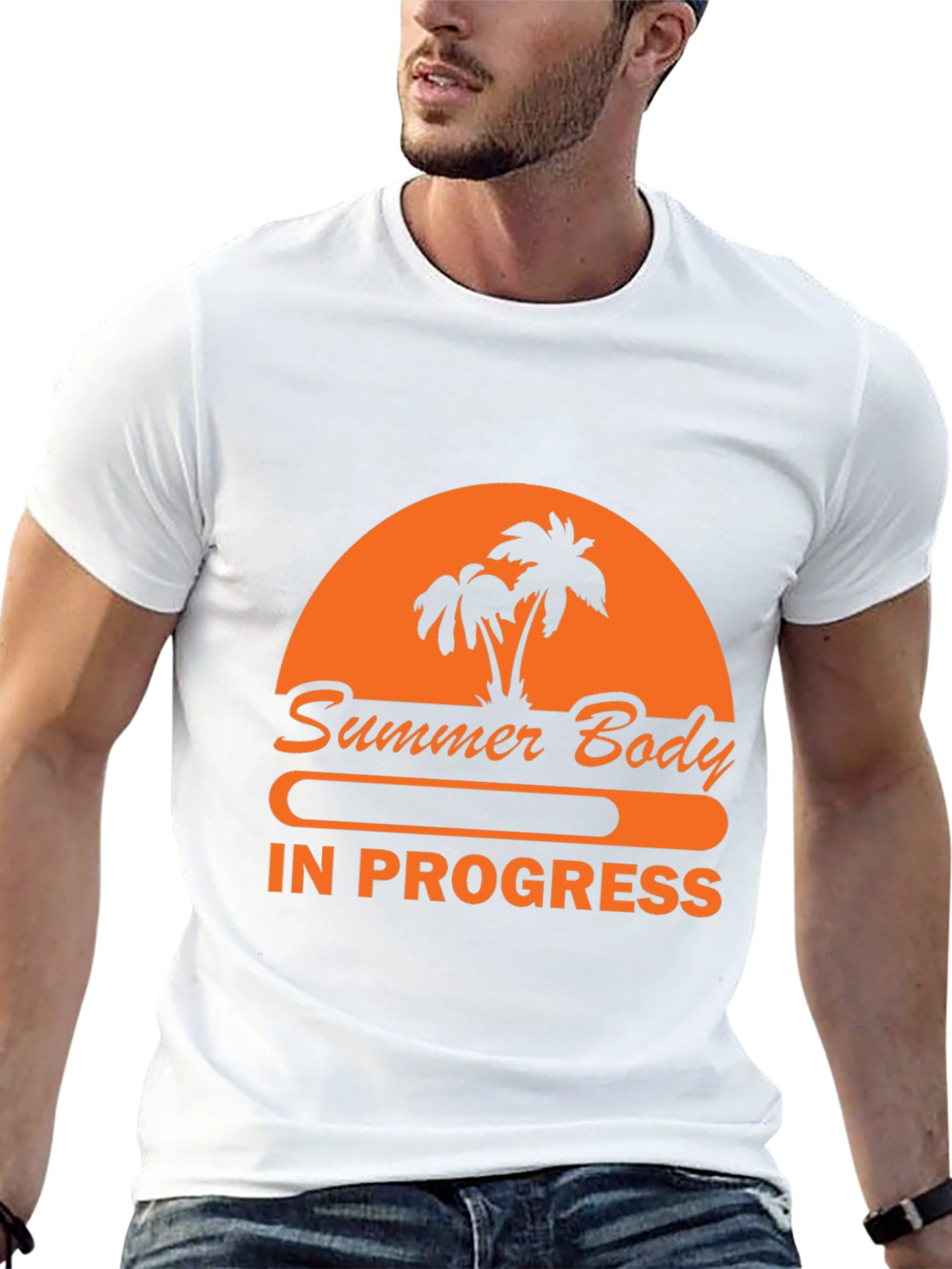 Summer Body in Progress T-Shirt - Gym Motivation