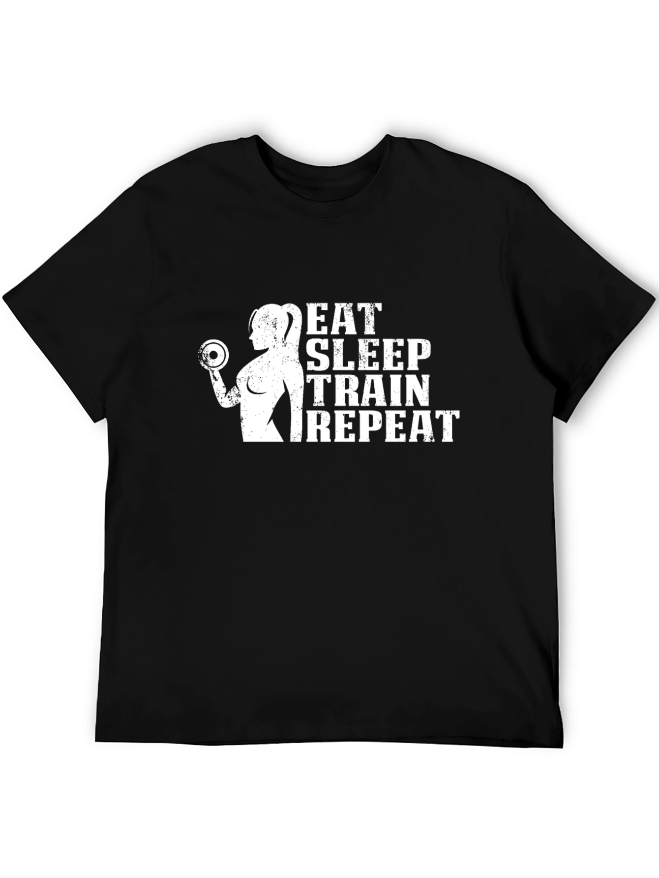 Eat Sleep Train Repeat Fitness T-Shirt