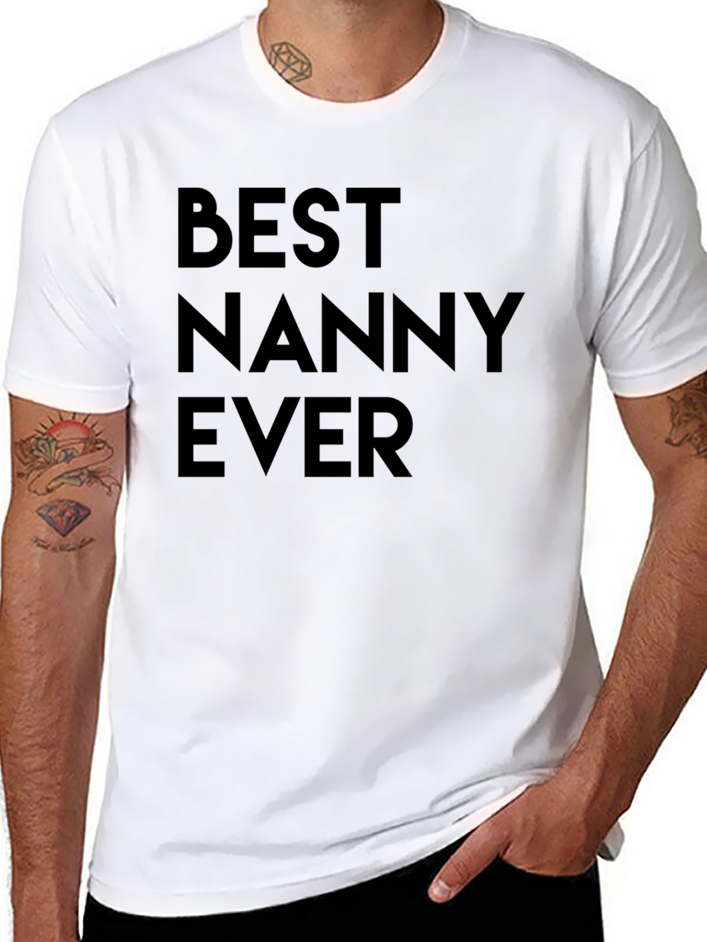Best Nanny Ever T-Shirt - Great Gift Idea!