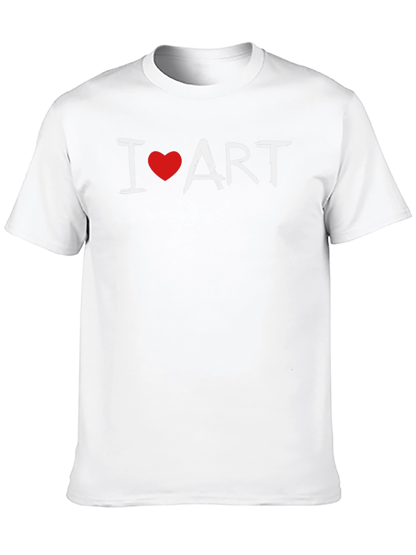 I Heart Art Graphic Tee - Trendy Artist Shirt