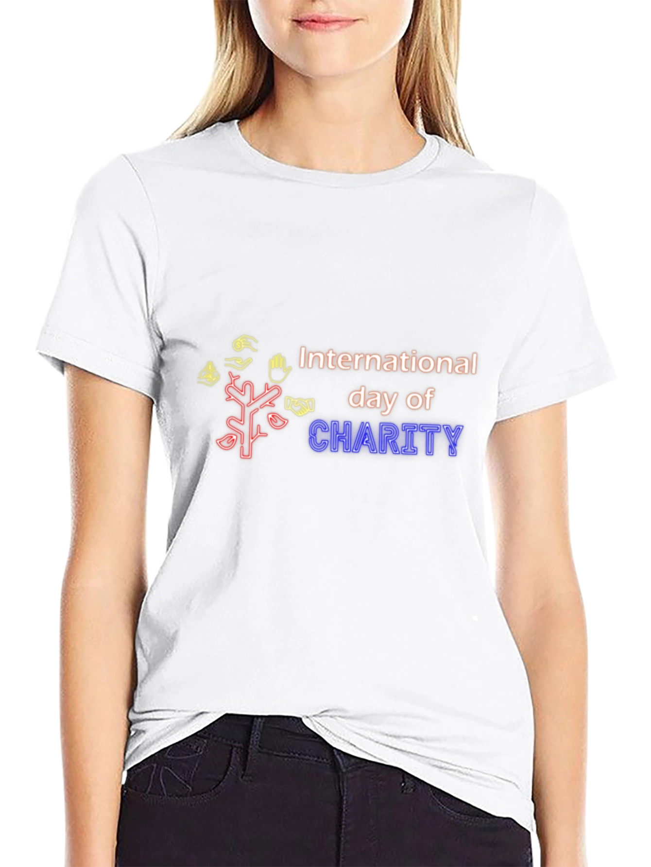 International Day of Charity Graphic Tee