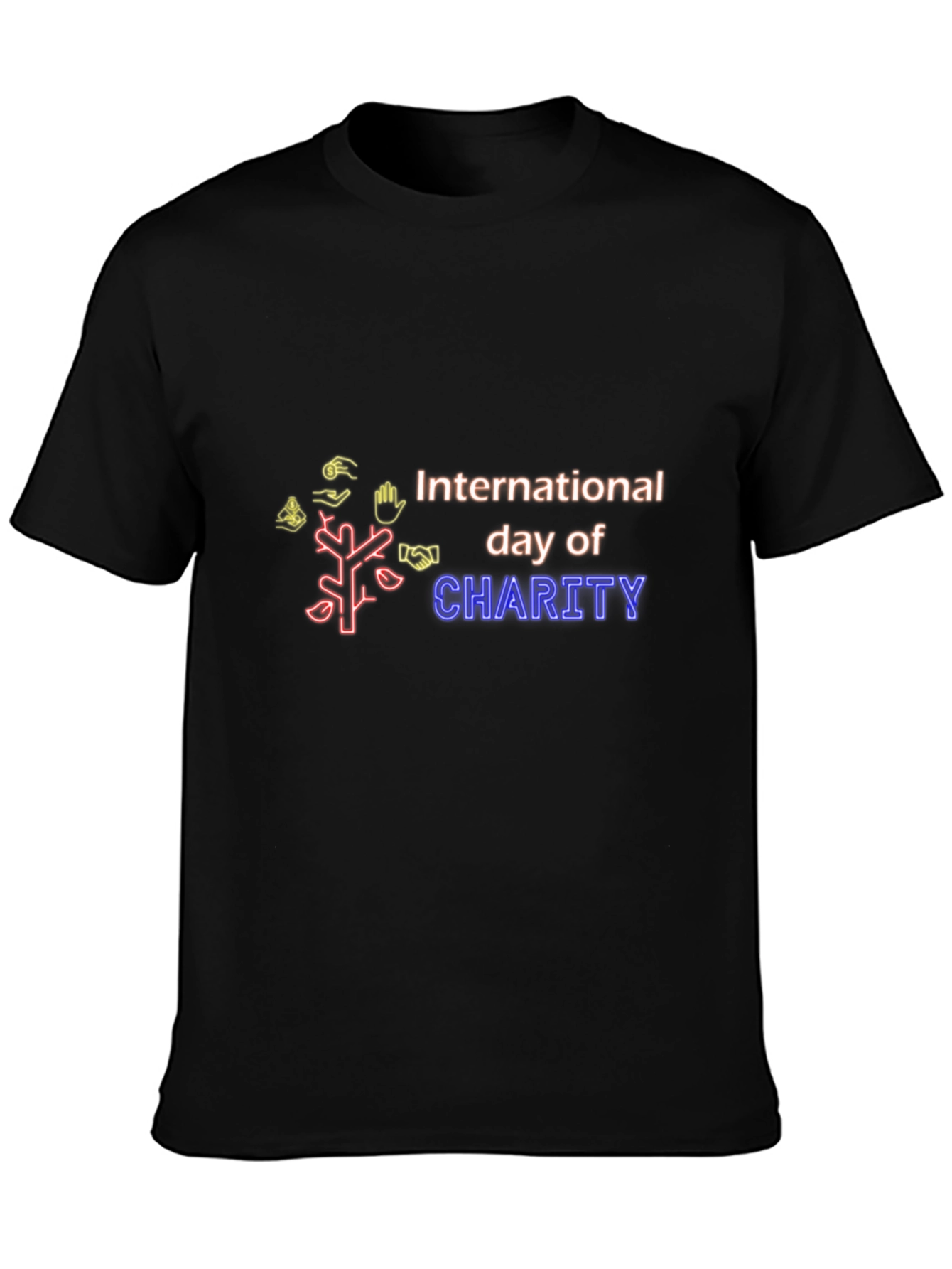 International Day of Charity Graphic Tee