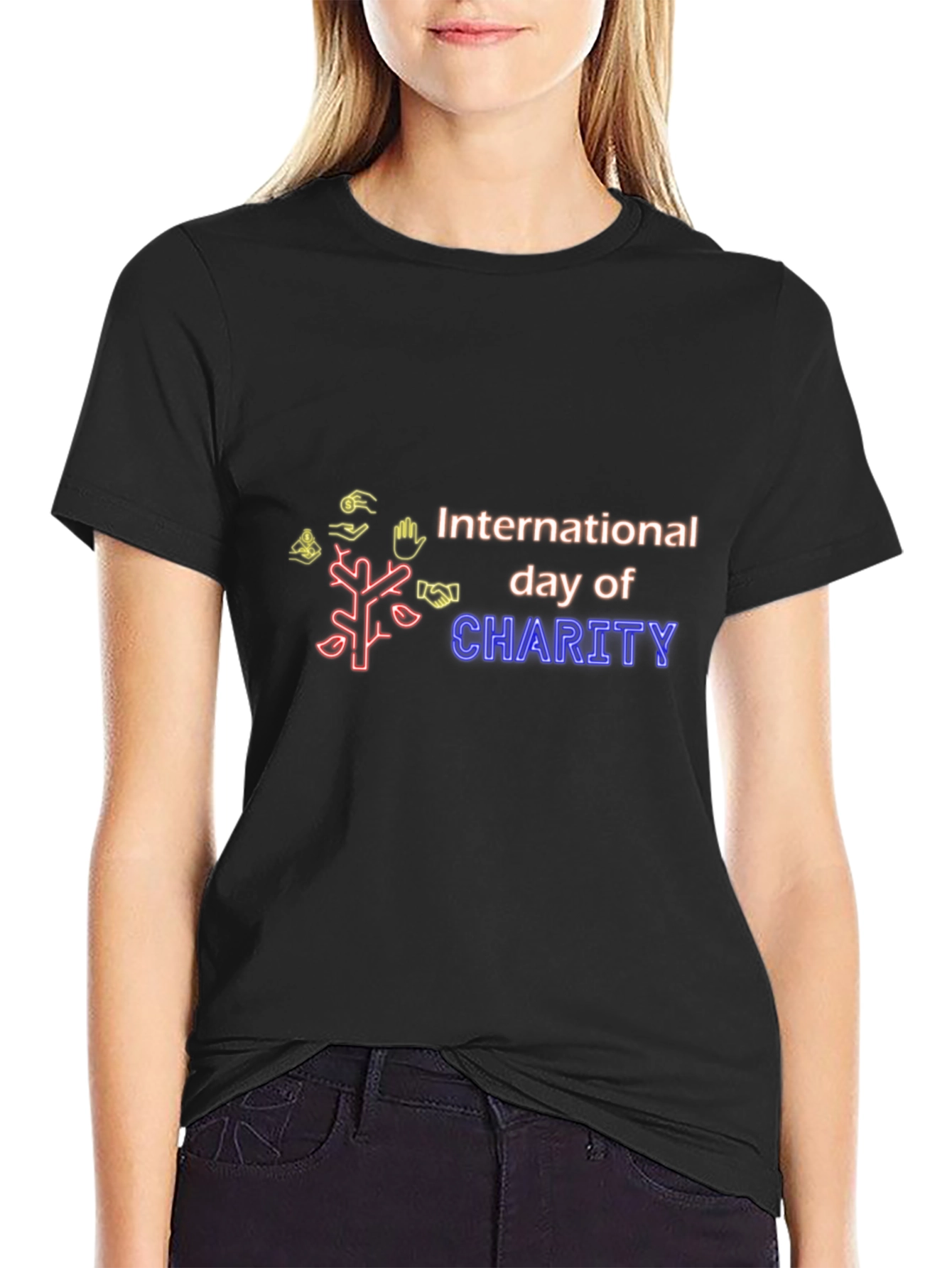 International Day of Charity Graphic Tee