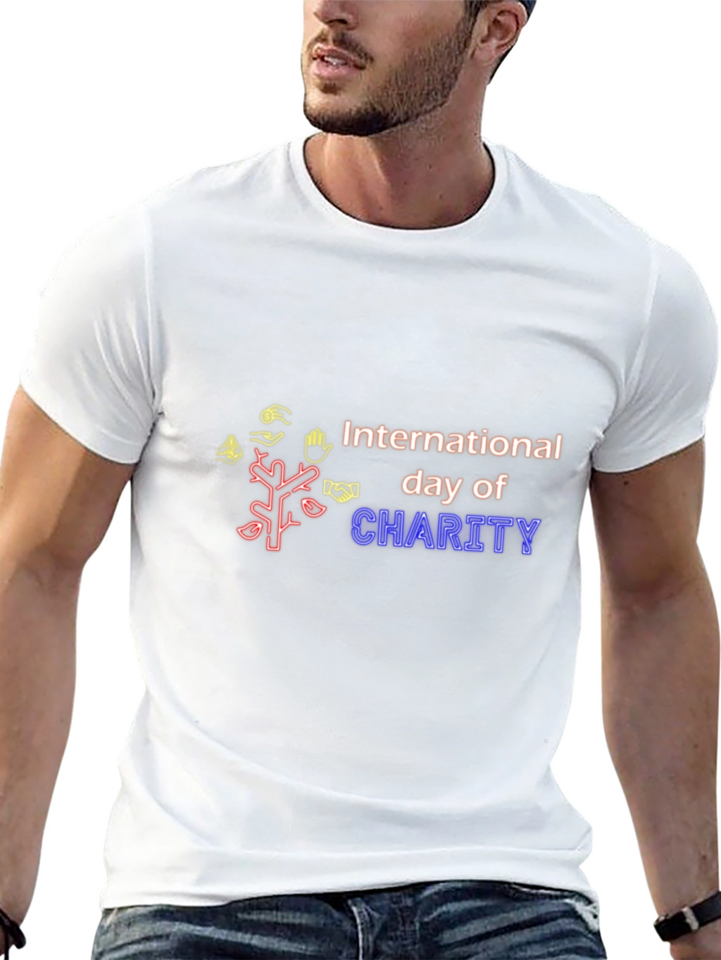 International Day of Charity Graphic Tee