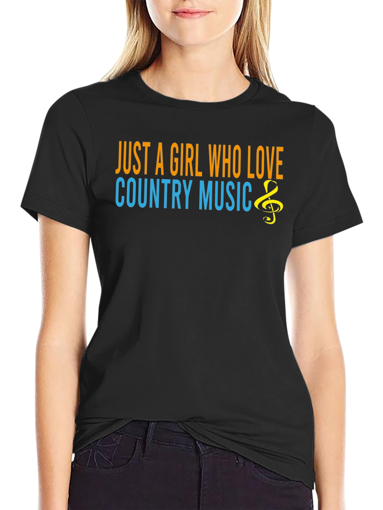 Country Music Lover Tee - Girl Just Wants to Jam!