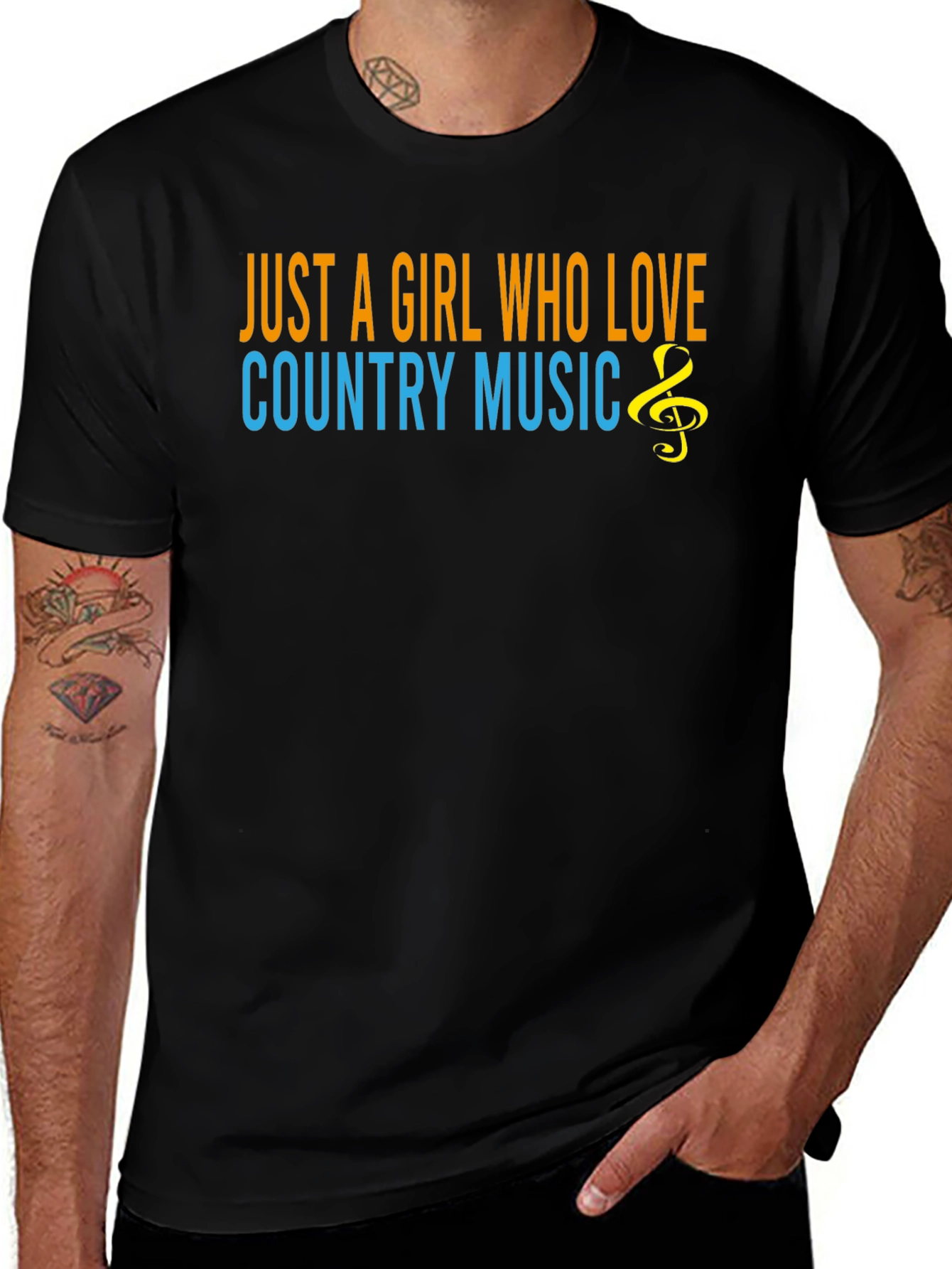 Country Music Lover Tee - Girl Just Wants to Jam!