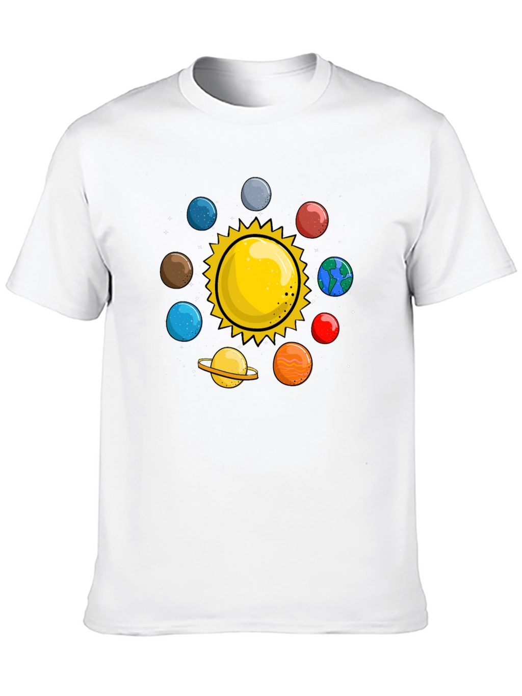 Solar System T-Shirt - Planets Graphic Tee