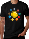 Solar System T-Shirt - Planets Graphic Tee