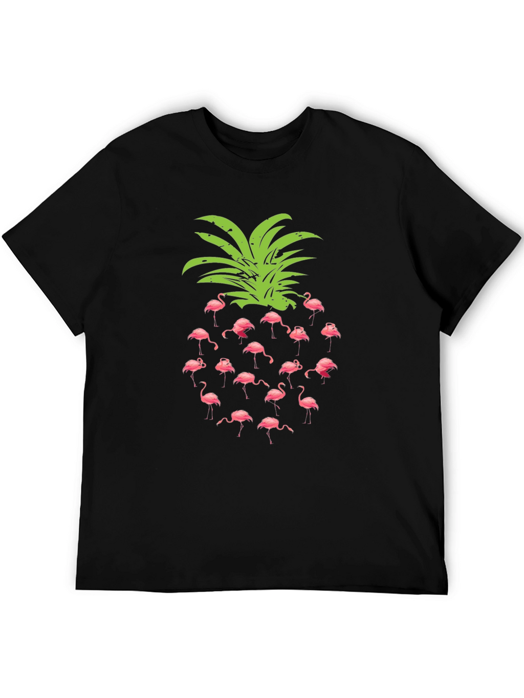 Flamingo Pineapple Graphic T-Shirt