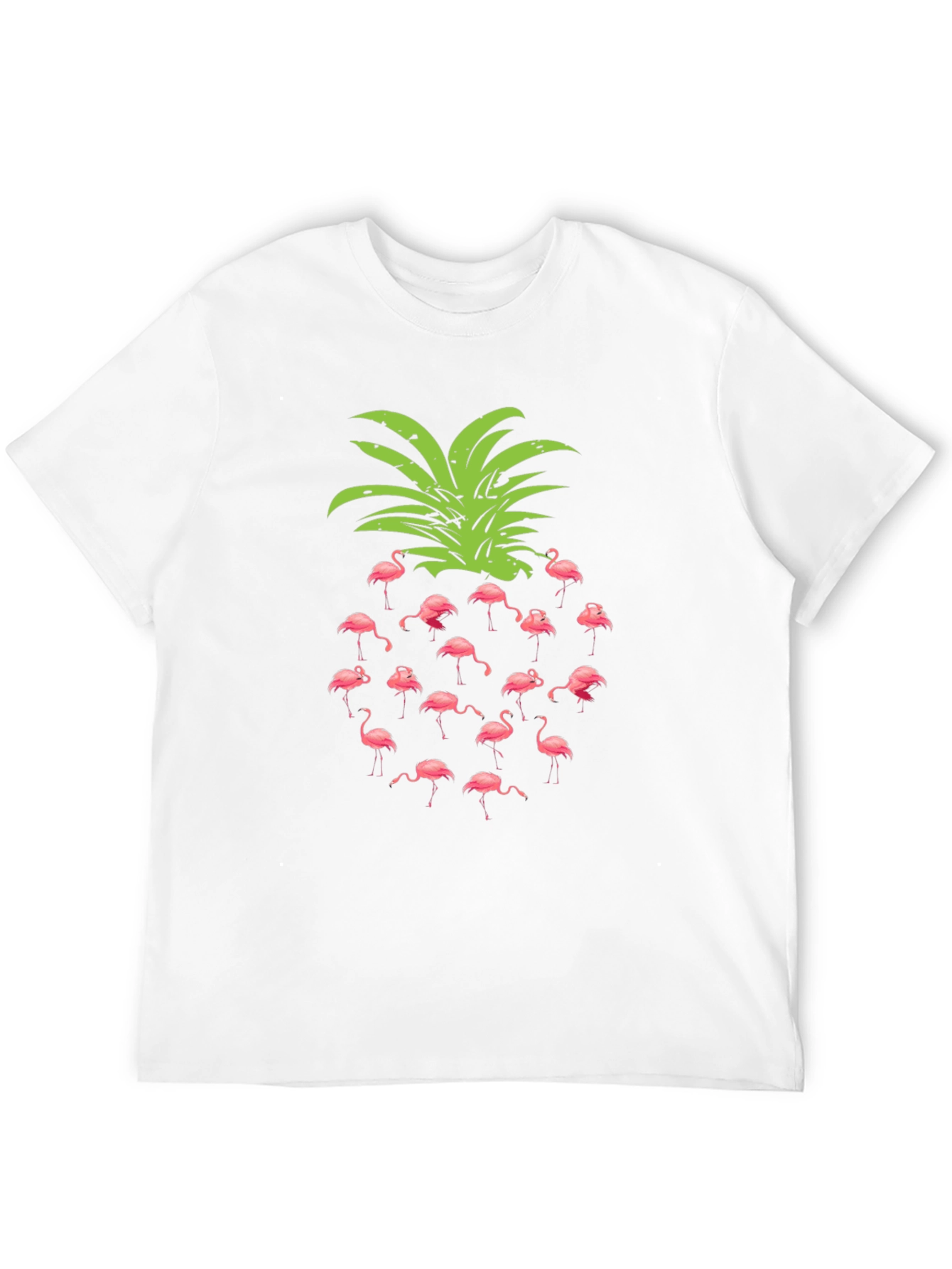 Flamingo Pineapple Graphic T-Shirt