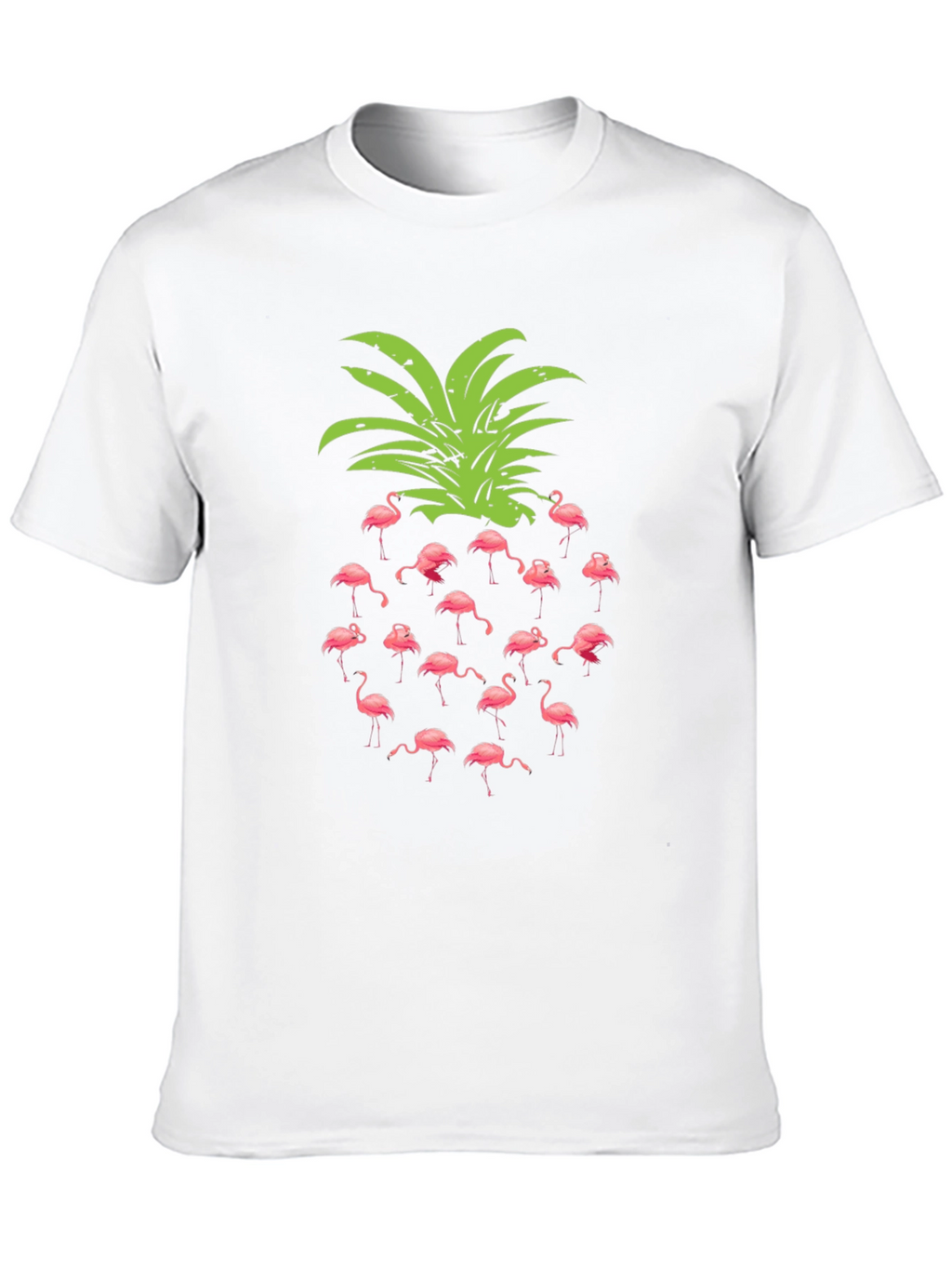 Flamingo Pineapple Graphic T-Shirt