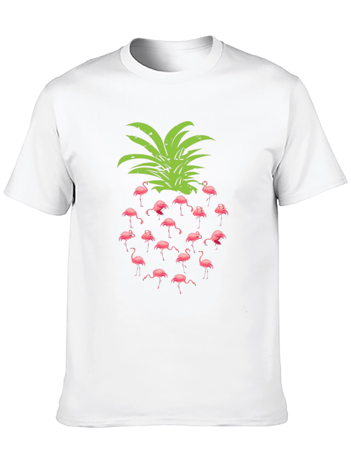 Flamingo Pineapple Graphic T-Shirt
