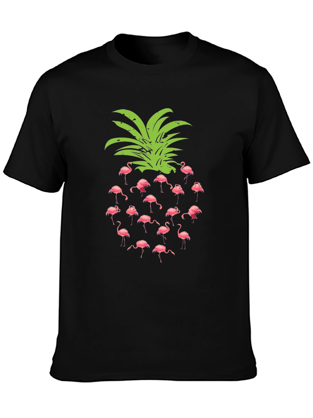 Flamingo Pineapple Graphic T-Shirt