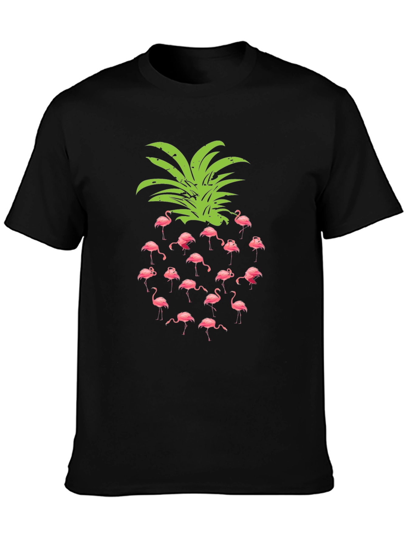 Flamingo Pineapple Graphic T-Shirt