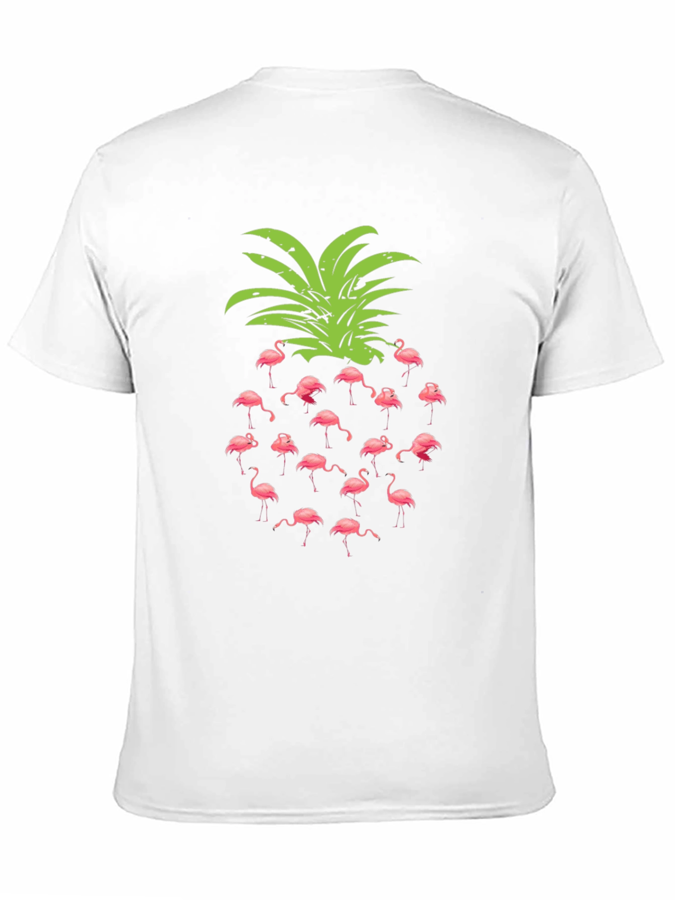 Flamingo Pineapple Graphic T-Shirt