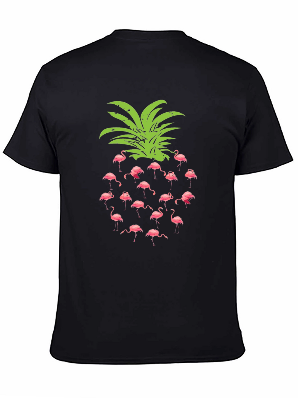 Flamingo Pineapple Graphic T-Shirt