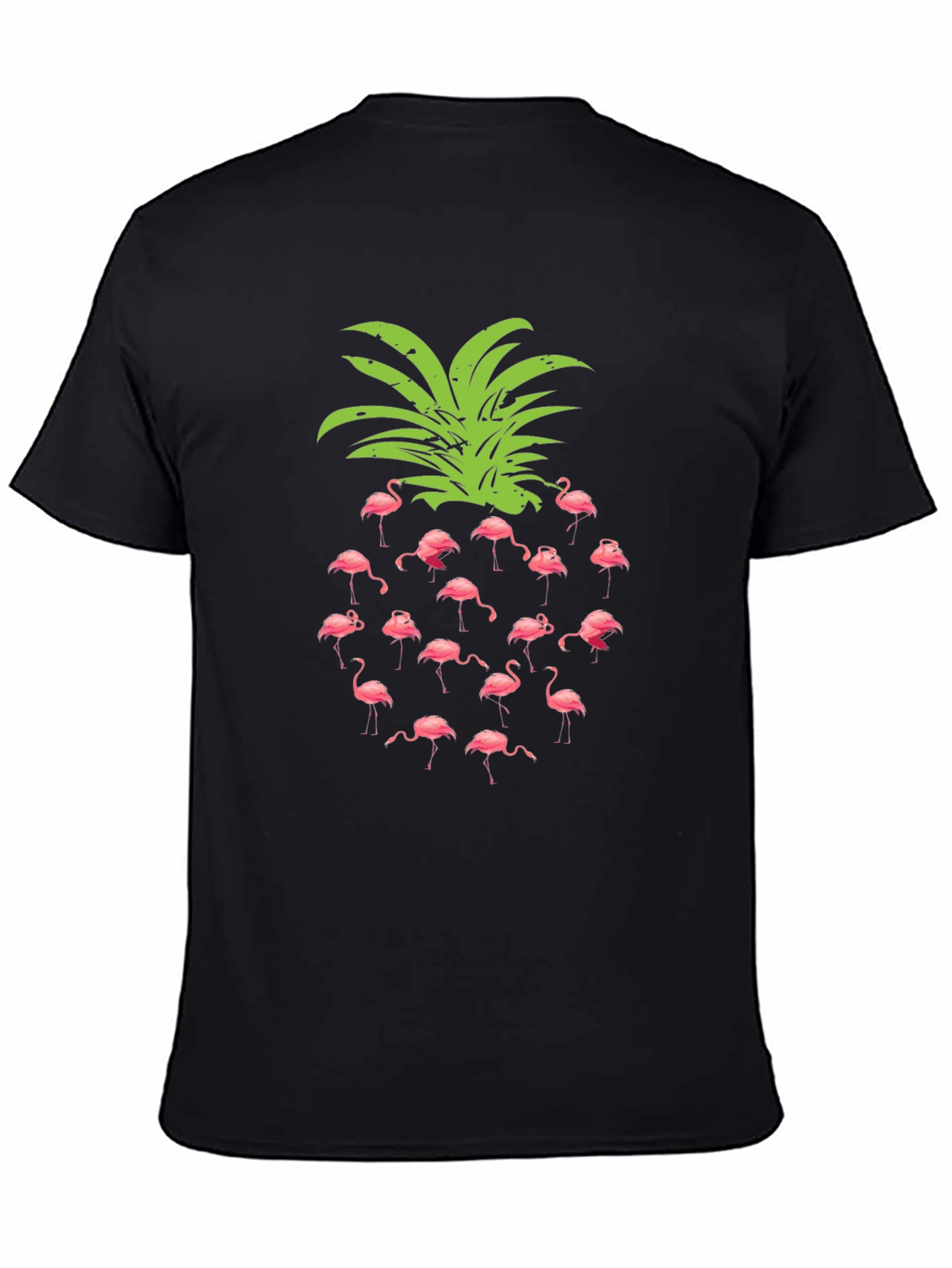 Flamingo Pineapple Graphic T-Shirt
