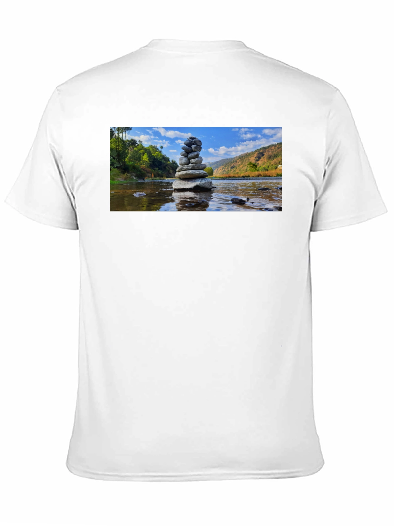 Stacked Stone T-Shirt - Zen River Design