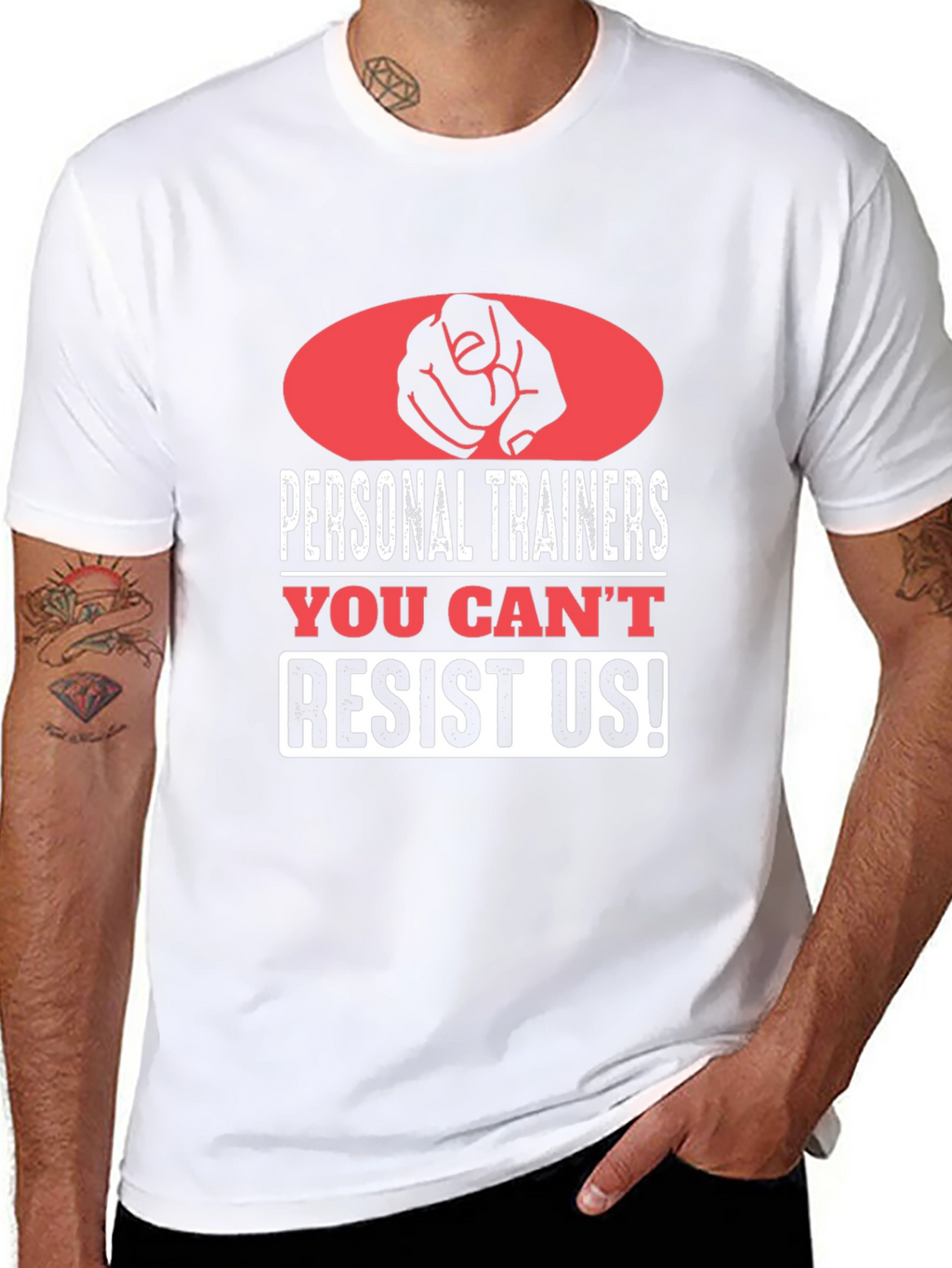 Personal Trainers Graphic Tee - You Cant Resist Us!