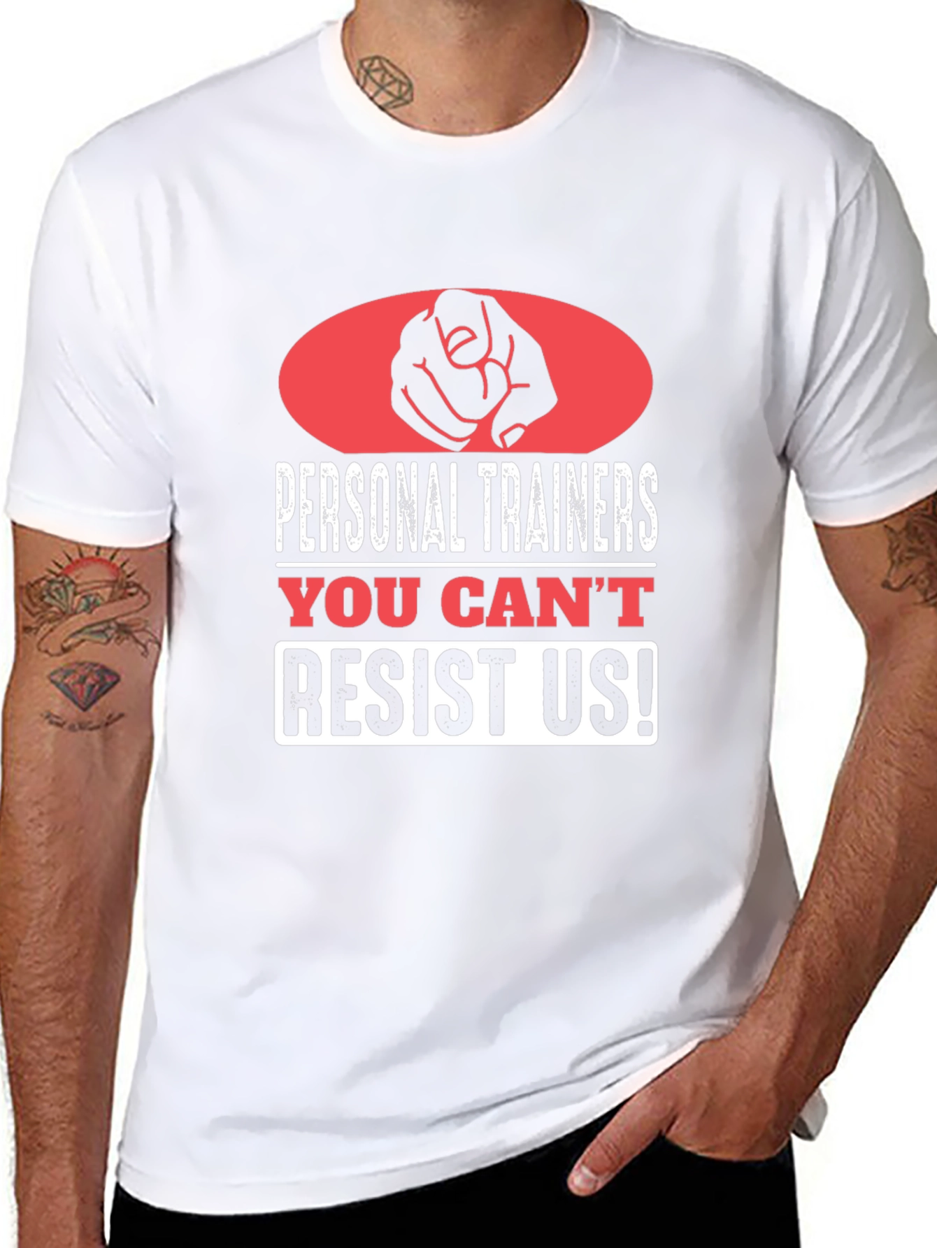 Personal Trainers Graphic Tee - You Cant Resist Us!