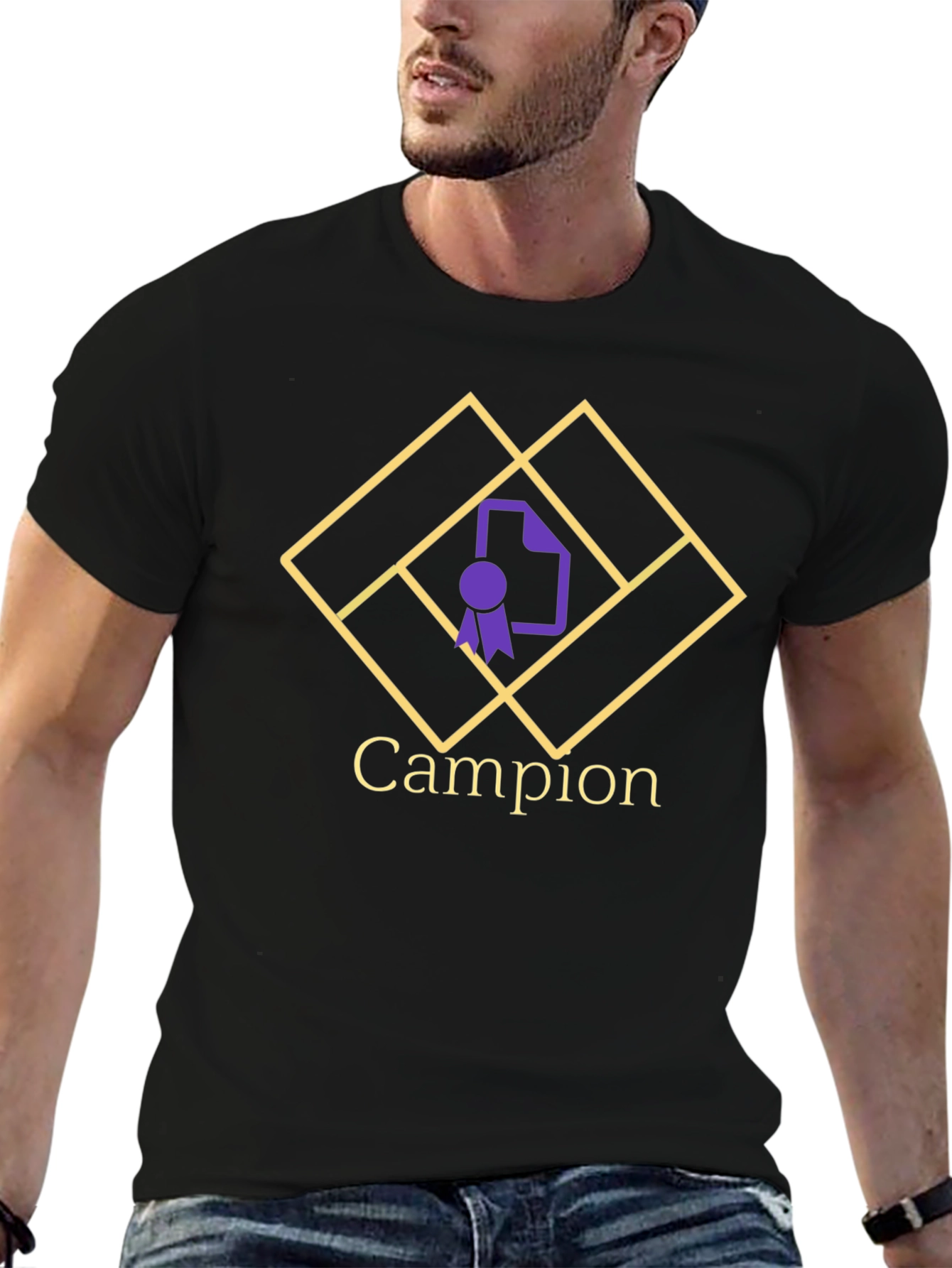 Campion Graphic Tee - Stylish Black Cotton Shirt
