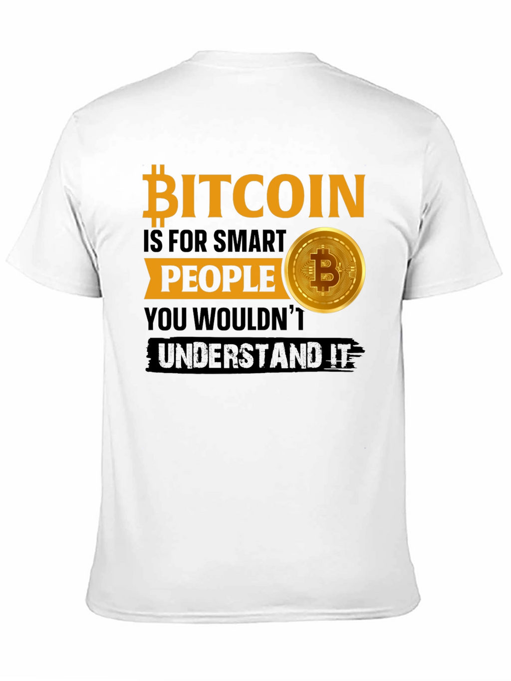 Bitcoin Smart People Graphic T-Shirt