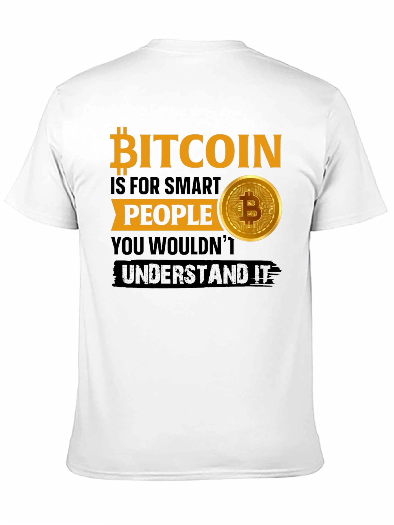 Bitcoin Smart People Graphic T-Shirt
