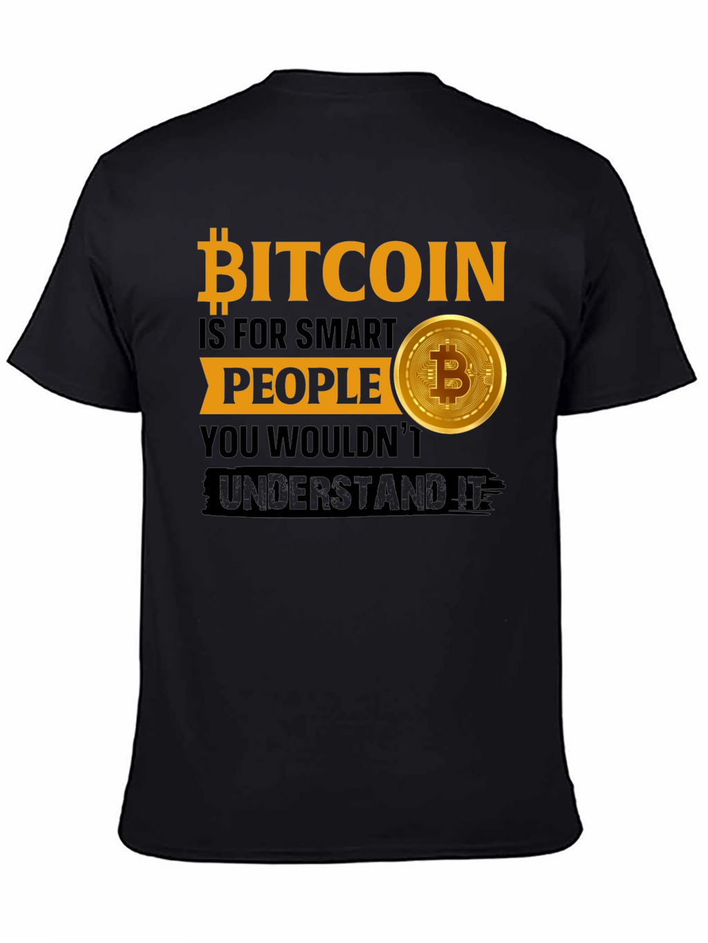 Bitcoin Smart People Graphic T-Shirt