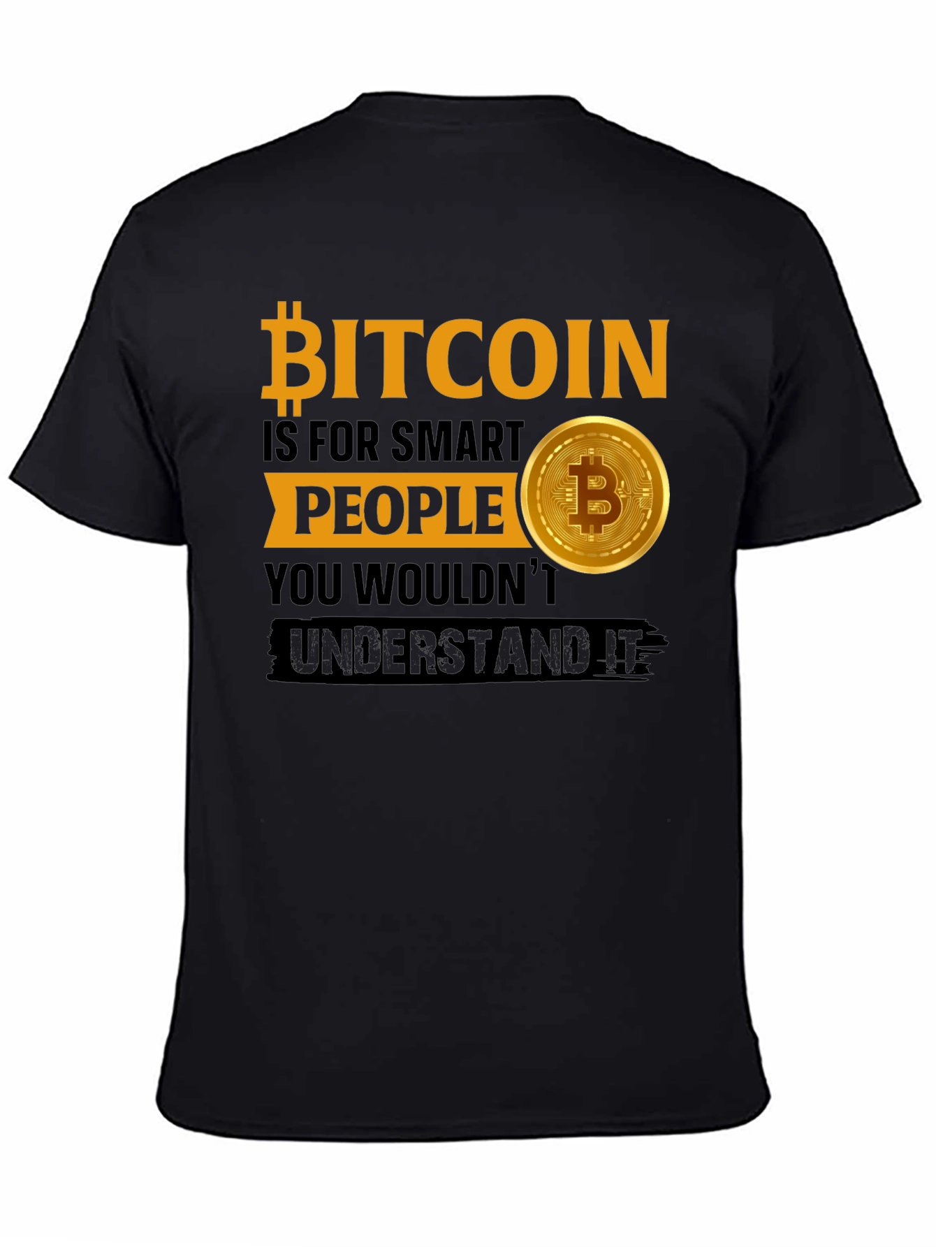 Bitcoin Smart People Graphic T-Shirt
