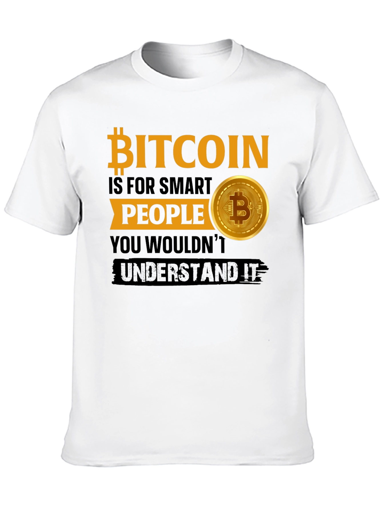 Bitcoin Smart People Graphic T-Shirt
