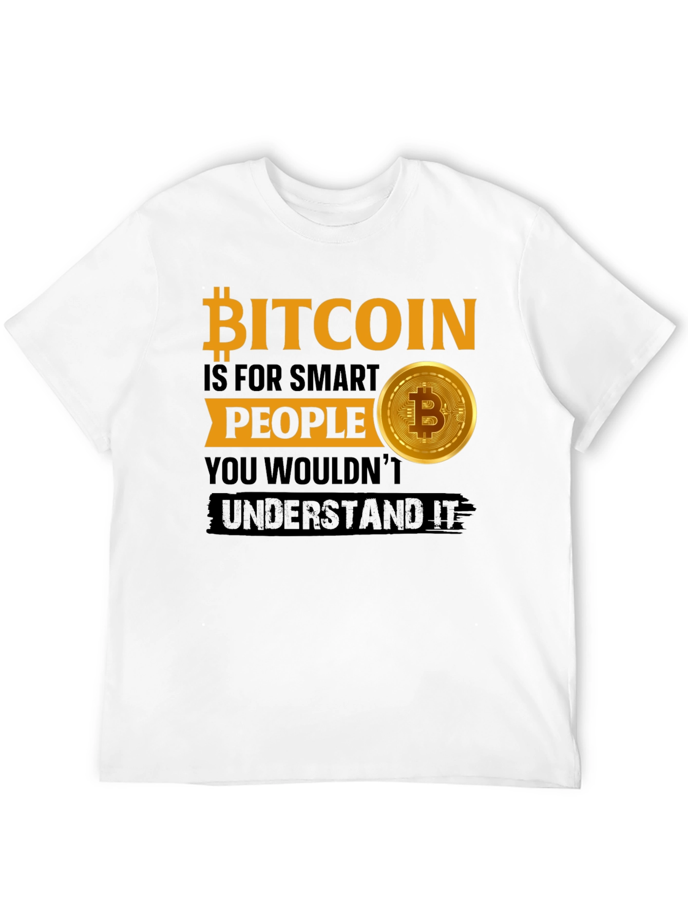 Bitcoin Smart People Graphic T-Shirt