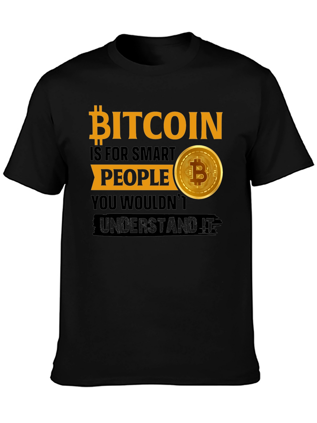Bitcoin Smart People Graphic T-Shirt