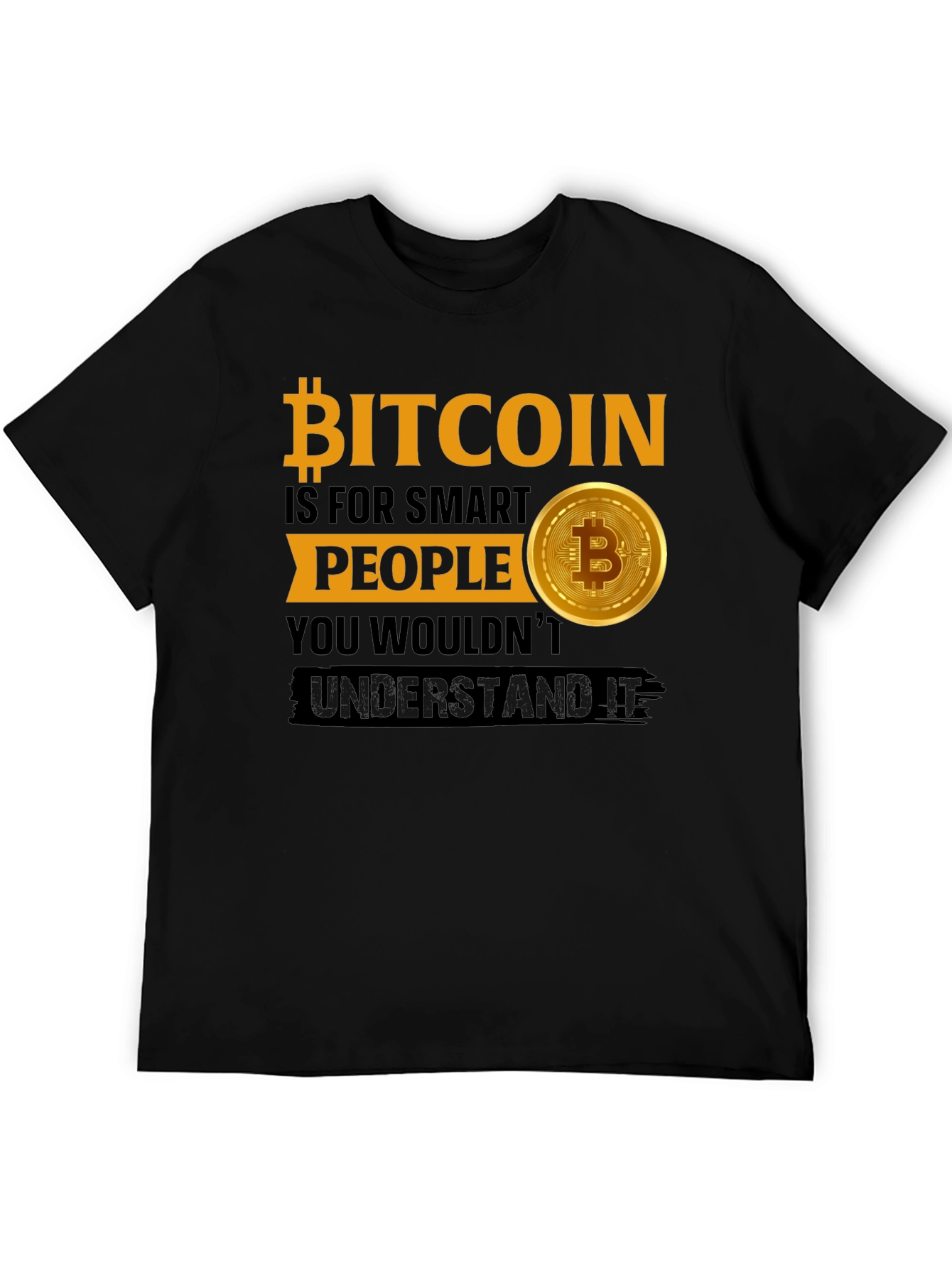 Bitcoin Smart People Graphic T-Shirt