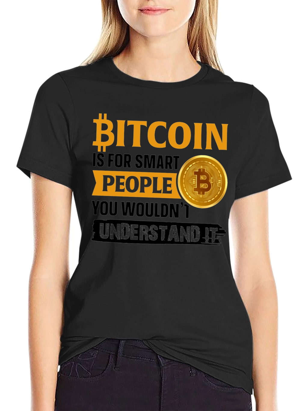 Bitcoin Smart People Graphic T-Shirt